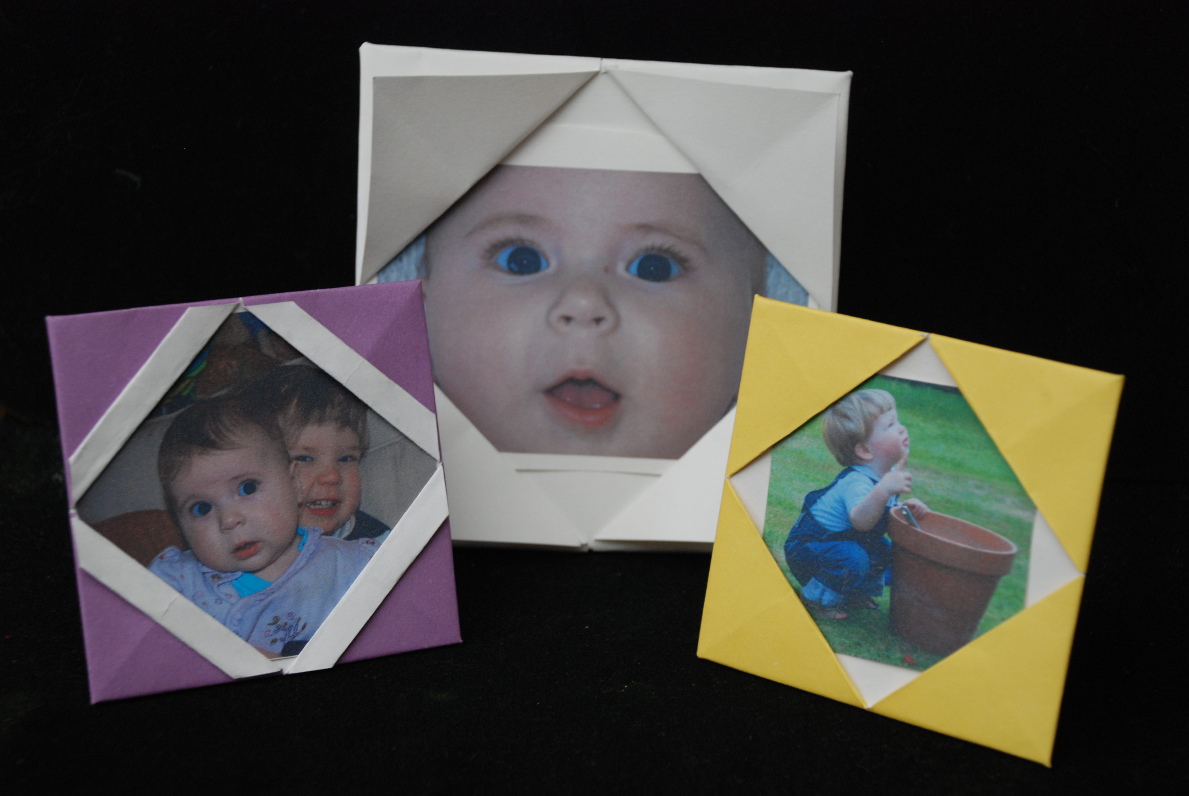 How to.. make Paper Photo Frames - Red Ted Art - Kids Crafts